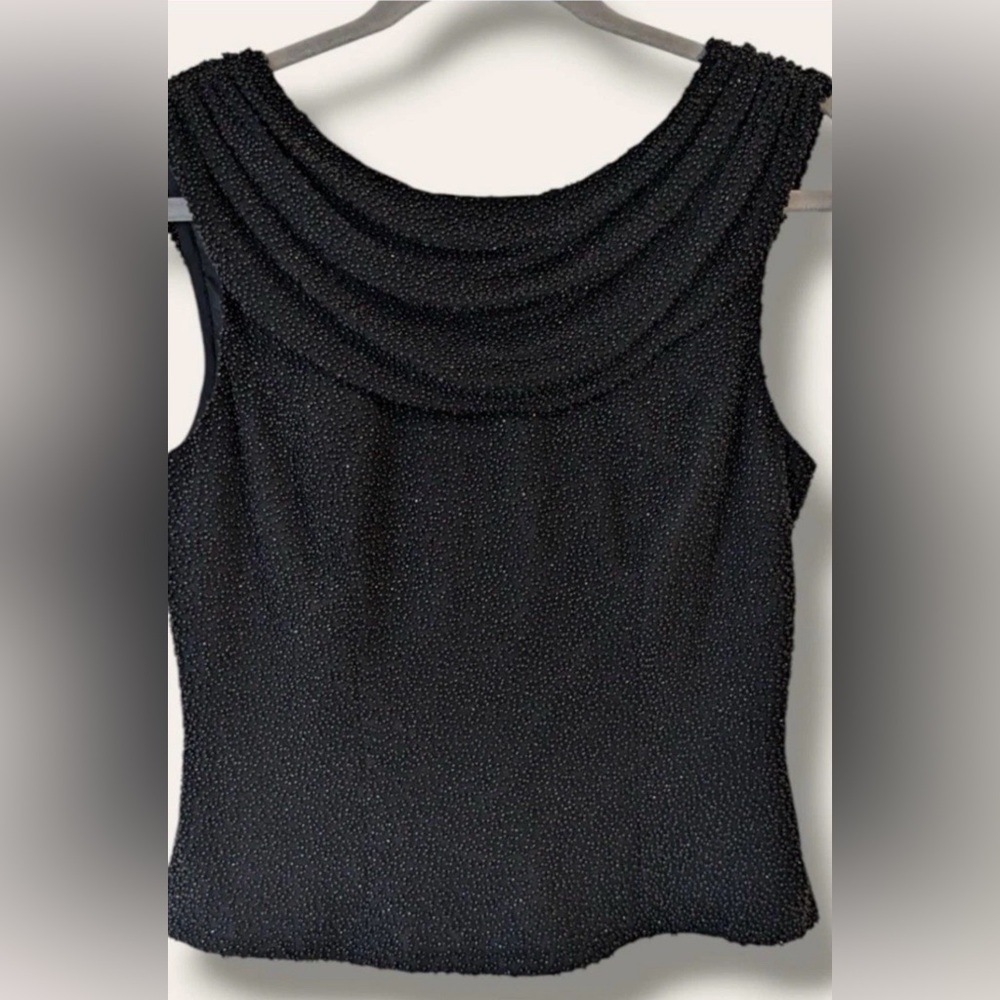 Andretta donatello silk beaded blouse